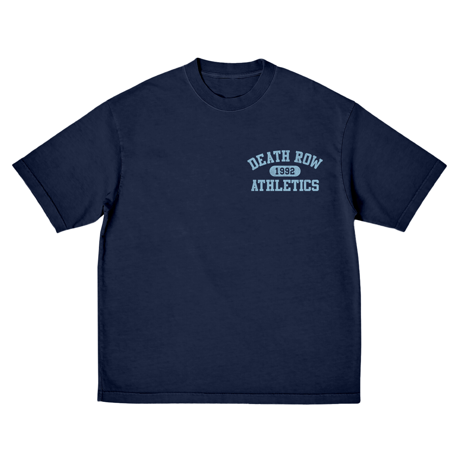 Death Row Athletics Tee Navy Front