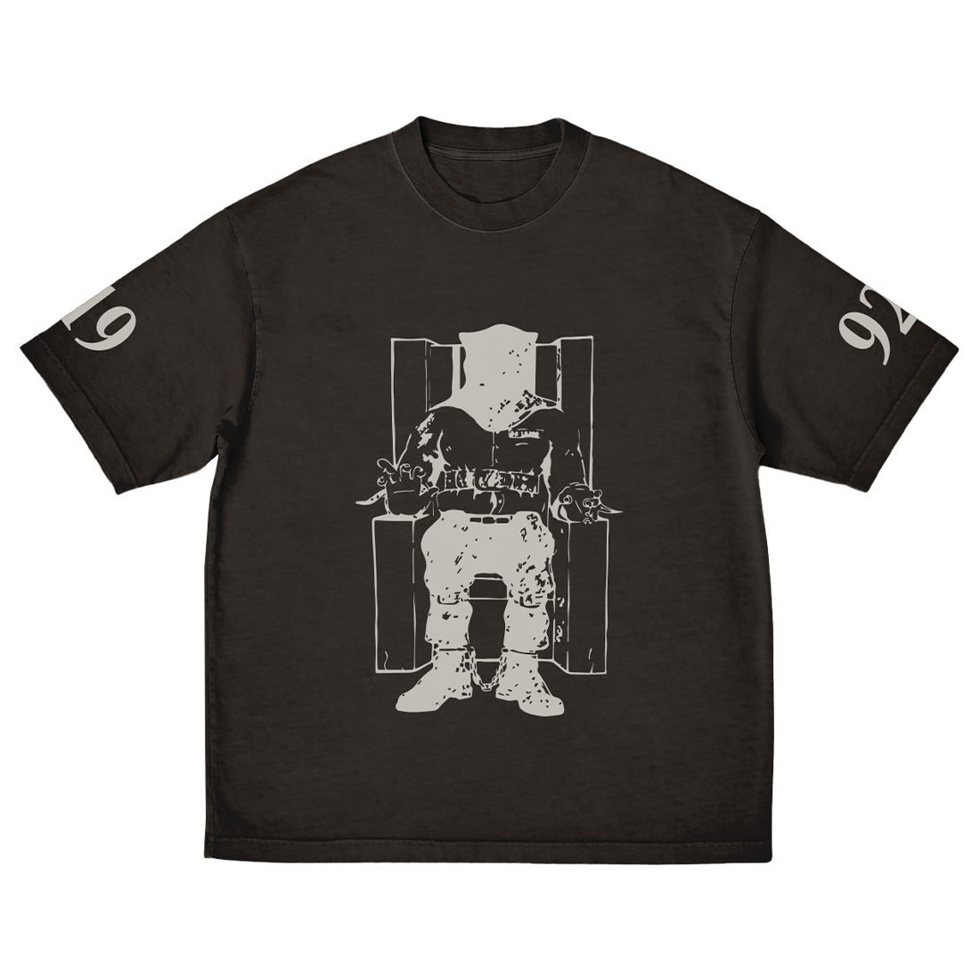 Death Row Black Logo Tee