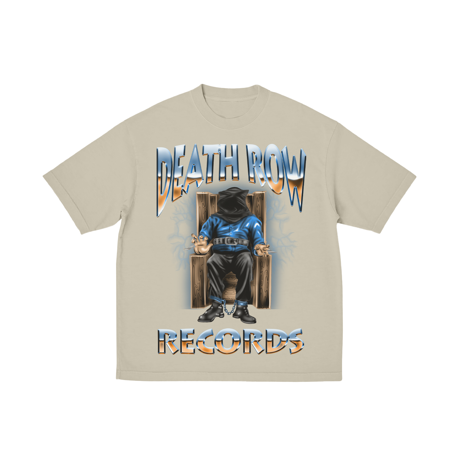 Death Row Logo Airbrush Tee Front