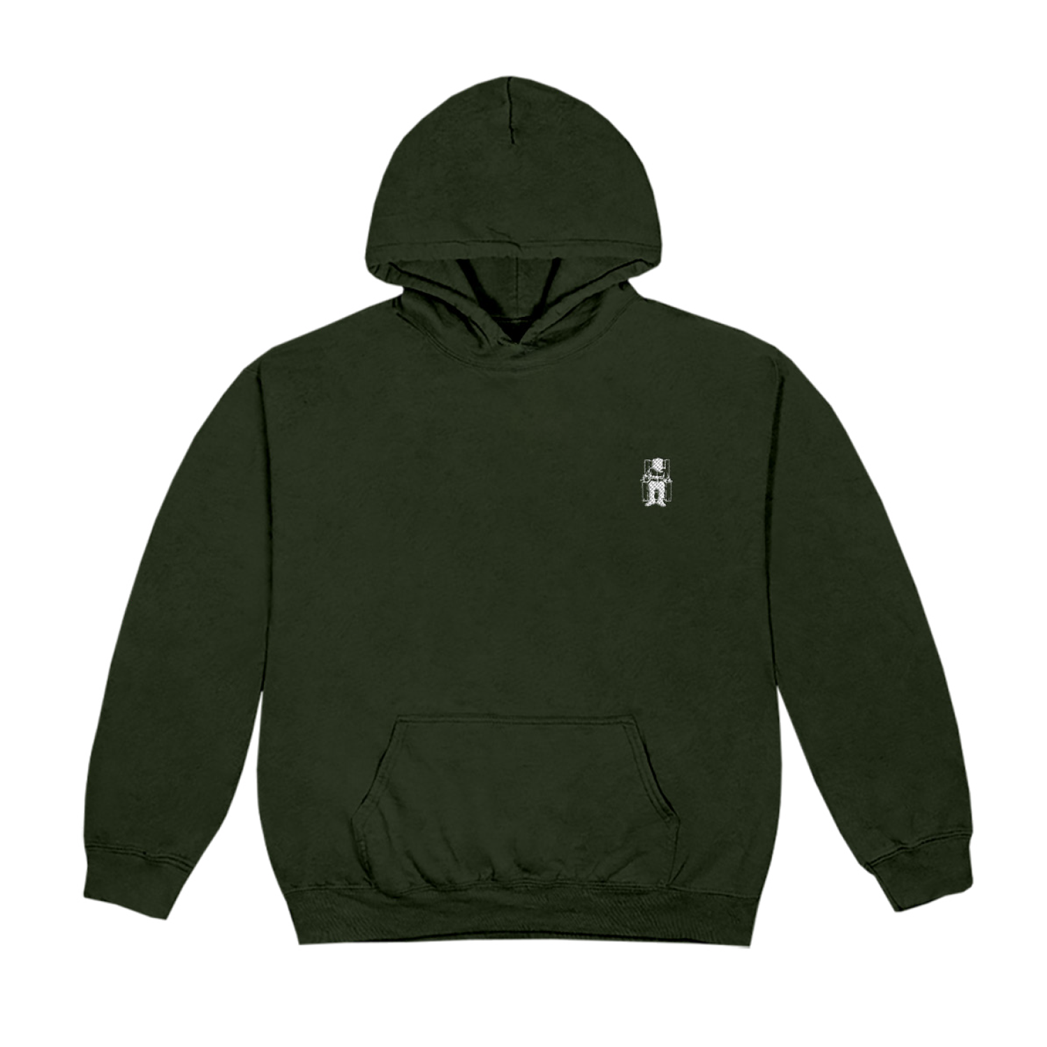Death Row Dark Green Hoodie